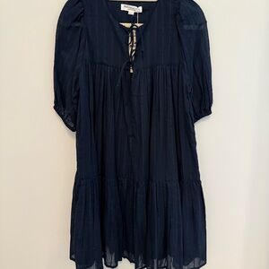 Emerson Fry Navy Blue Mini Dress